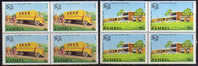 ZAMBIE.Service Postal Rural, Centre Moderne De Tri Postal De Lusaka. Bloc De 4 Neufs ** Cote 8.40 € - Zambie (1965-...)