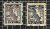 POLSKA, 1927, MI 247-248* LIGHT HINGED AND GUM - Nuevos