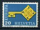 1968 Svizzera, Europa , Serie Completa Nuova (**) - Unused Stamps