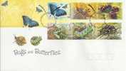 AUSTRALIA  FDC BUGS & BUTTERFLIES SET OF 6 STAMPS  DATED 24-09-2003 CTO SG? READ DESCRIPTION !! - Lettres & Documents