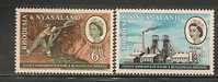 RHODESIA & NYASALAND - 1961 MINING And METALLURGICAL CONGRESS Yvert # 39/40 - MINT LH - Rhodésie & Nyasaland (1954-1963)