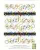 Bulgaria  / Bulgarie  2009 Bicycles - Sheet Of 4 Sets - MNH** - Vélo