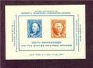 1947 USA 100 Years Of US Stamps Stamp S/s Sc#948 Cipex Benjamin Franklin - Ongebruikt