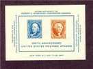 1947 USA 100 Years Of US Stamps Stamp S/s Sc#948 Cipex Benjamin Franklin - Nuevos