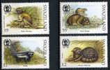 Swaziland 1989 MiNr. 548 - 551 Animals 4v MNH** 18,00 € - Affen