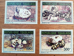 Togo 1992 MiNr. 2194 - 2197  Reptiles Snakes Royal Python 4v MNH** 7,00 € - Serpientes