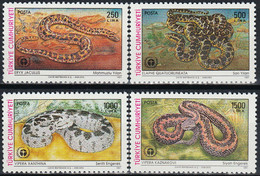 Turkey 1991 MiNr. 2938 - 2941  Türkei Reptiles Snakes 4v MNH** 25,00 € - Schlangen