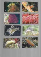 CROAZIA (CROATIA) - CHIP  - HPT 2000 CROATIA'S UNDERSEA LIFE: COMPLET SET OF 15     - USED - RIF. 6742 - Peces