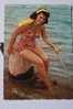 CPSM >>MOUGINS 06  > LE SOURIRE DE LA SIRENE > BELLE PIN-UP PIN UP Année 1956  > CIE ARTS PHOTOMECANIQUE - Mougins