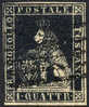 Tuscany #10 Used 1q Black From 1857 - Toskana