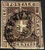 Tuscany #19 Used 10c Deep Brown From 1860 - Tuscany