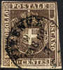 Tuscany #19 Used 10c Deep Brown From 1860 - Toscane