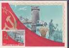 RUSSIE CARTE MAXIMUM NUM.YVERT 4953 URSS 60 ANS - Maximumkarten