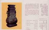 Folder 1976 Ancient Chinese Art Treasures Stamps - Bronze Wine Archeology - Wijn & Sterke Drank