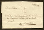 Belgique Précurseur 1780 Lettre Avec Marque " Namur" - 1714-1794 (Paises Bajos Austriacos)