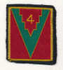 4ème DIVISION D'INFANTERIE - Scudetti In Tela