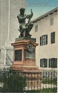 AK Mittenwald Mathias Klotz Denkmal Color ~1910 #14 - Mittenwald
