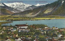 AK Tegernsee Ort See & Kloster Color 1920 #03 - Tegernsee