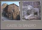 Castel Di Sangro - Palazzo Dei Leoni O Casa De Petra - Non Viaggiata - Andere & Zonder Classificatie