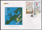 1998 Hrvatska  Croatiia Kroatien    Mi. 447-8 FDC  Europa: Nationale Feste Und Feiertage - 1998