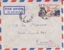 BANGUI - OUBANGUI - 1955 - Colonies Francaises,Afrique,avion, Lettre,marcophilie - Andere & Zonder Classificatie