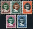 Luxembourg B35-39 Mint Hinged Semi-Postal Set From 1926 - Neufs