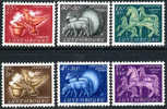 Luxembourg B180-85 Mint Hinged Semi-Postal Set From 1954 - Nuevos