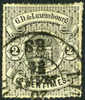 Luxembourg #14 XF Used Rouletted 2c From 1867 - 1859-1880 Armoiries