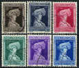 Luxembourg B73-78 Used Semi-Postal Set From 1936 - Gebruikt