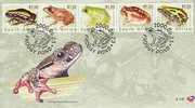 South Africa (RSA) 2000  - Frogs,  FDC - Rane