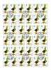 FCO4913 - URSS 1982 - La FEUILLE  Neuve** De 36 TIMBRES  N° 4913 (YT)  Avec Empreinte  PREMIER JOUR - FAUNE : Grue Moine - Full Sheets