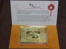 Folder Gold Foil 2007 Chinese New Year Zodiac Stamp -Rat Mouse (Kia Yee) Unusual 2008 - Año Nuevo Chino