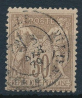 France-type Sage YT 69 Oblitéré  30c Brun-clair - 1876-1878 Sage (Typ I)