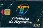 # ARGENTINA_TELEFONICA B4ed3 Telefonica Logo 20 Gem 02.96  Tres Bon Etat - Argentina