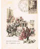 P- Postal ,MONTAGNE -Orne 1948, Journee Du Timbre , Etienne Arago,, Post Card, - Lettres & Documents