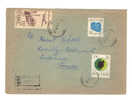 Enveloppe, Pologne, Recommande, Timbre Avion, XV Lat Prl, KatowiceBateau Kilinski (11-124) - Frankeermachines (EMA)