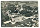 CHATEAUNEUF-sur-CHER (18) - CPSM - L´église Et Le Château ... Vue Aérienne - Chateauneuf Sur Cher