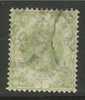 GB 1887 - 92 QV 1/-d Green Jubilee Used Stamp SG 211 CV £80 ( A402 ) - Used Stamps