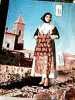 OLIENA SCORCIO PAESE NUORO E RAGAZZA Costume SARDO VB1960  CY23720 - Nuoro