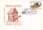 Windmills,moulins,do Die 1983 Special Cover Obliteration Concordante Romania. - Moulins