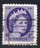 N° 270 O Y&T 1954 Elizabeth II - Used Stamps