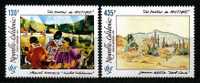 Nlle CALEDONIE 1991 PA N° 278/279 ** Neufs = MNH Superbes Cote 16,40 € Peintures Paintings Cricket Saint Louis Goetz - Unused Stamps
