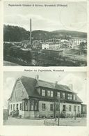 AK Pockau-Lengefeld OT Wernsdorf Papierfabrik 2 Bilder 1931 #15 - Chemnitz