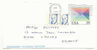 Aérogramme USA Oblitéré De 1991 Avec Complément D'affranchissement - 1981-00
