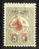 Turkey/Turquie/Türkei 1918, Tug Ra Mohamed V *, MLH, Small Overprint - Neufs