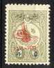 Turkey/Turquie/Türkei 1918, Tug Ra Mohamed V *, MLH, Overprint - Neufs