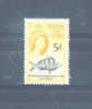 TRISTAN DA CUNHA - 1960  Elizabeth II Marine Life  5d  MM - Tristan Da Cunha