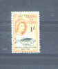 TRISTAN DA CUNHA - 1960  Elizabeth II Marine Life  1s  MM - Tristan Da Cunha