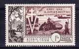 INDE FRANCAISE  1954 - POSTE AERIENNE  NUMERO 22 ( ANNIVERSAIRE DU DEBARQUEMENT ) - Unused Stamps