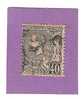 MONACO TIMBRE N° 17 OBLITERE PRINCE ALBERT 1ER 40C BLEU SUR ROSE - Used Stamps